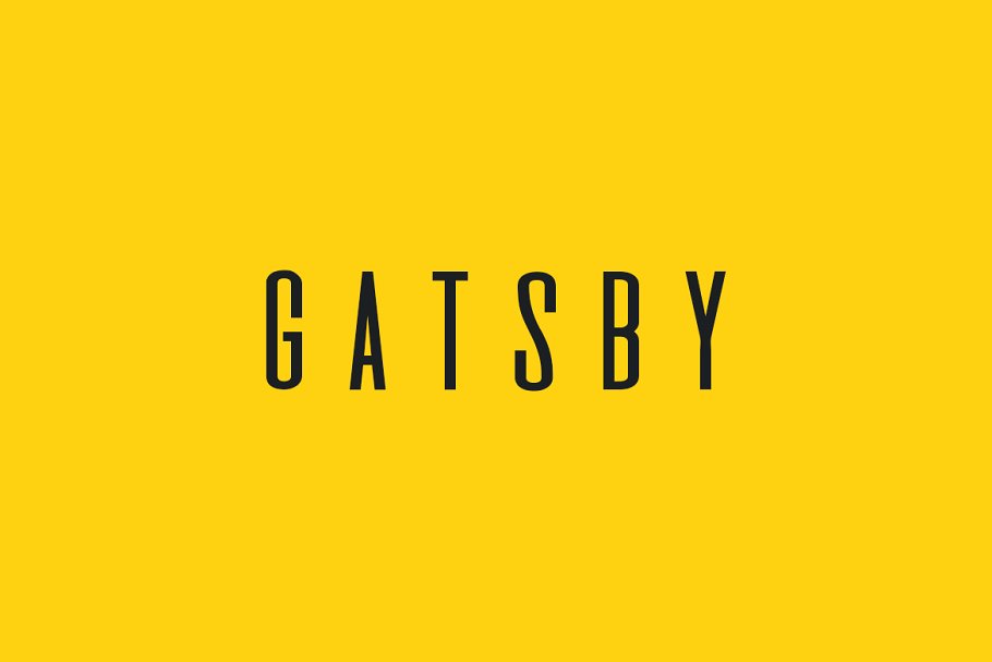 Beispiel einer Gatsby Normal-Schriftart